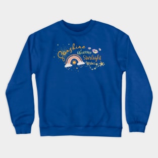 Sunshine Kisses Starlight Wishes Summer Crewneck Sweatshirt